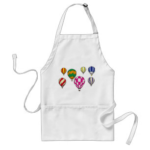 Hot Air Balloons Colorful Travel Sky Trip Standard Apron