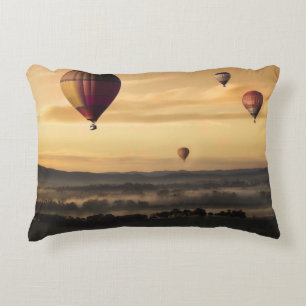 Hot air balloons decorative pillow
