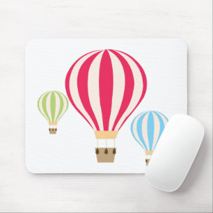 Hot Air Balloons Design Mouse Pad