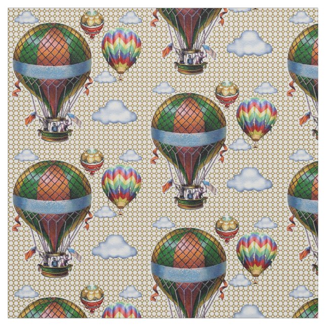 Hot Air Balloons Fabric (Swatch)
