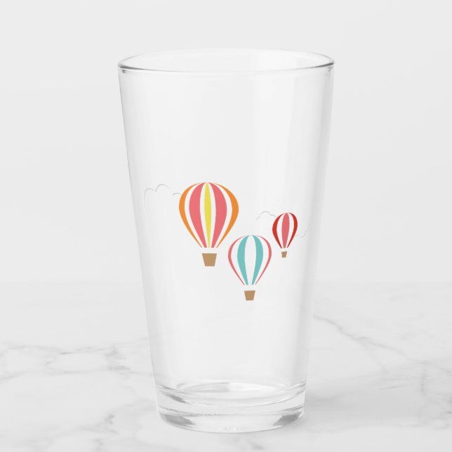 Hot Air Balloons Glass (Front)