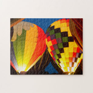 Hot Air Balloons Glow Jigsaw Puzzle
