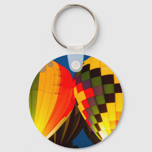 Hot Air Balloons Glow Keychain