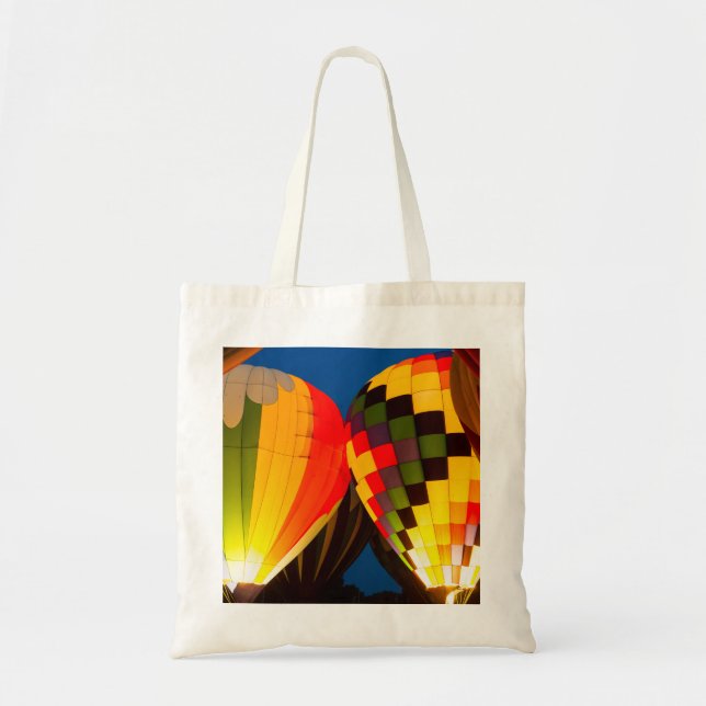 Hot Air Balloons Glow Tote Bag (Front)