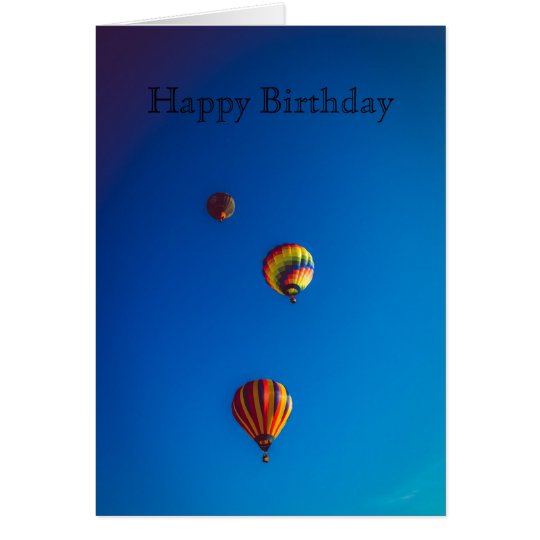Hot Air Balloons Greeting Card