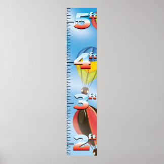 Hot Air Balloons Growth Chart