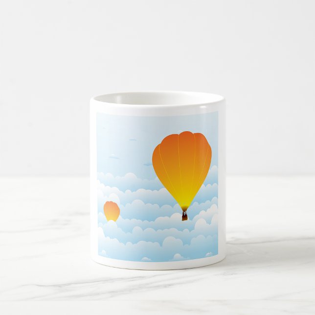 Hot Air Balloons In Clouds Coffee Mug (Creator Uploaded)