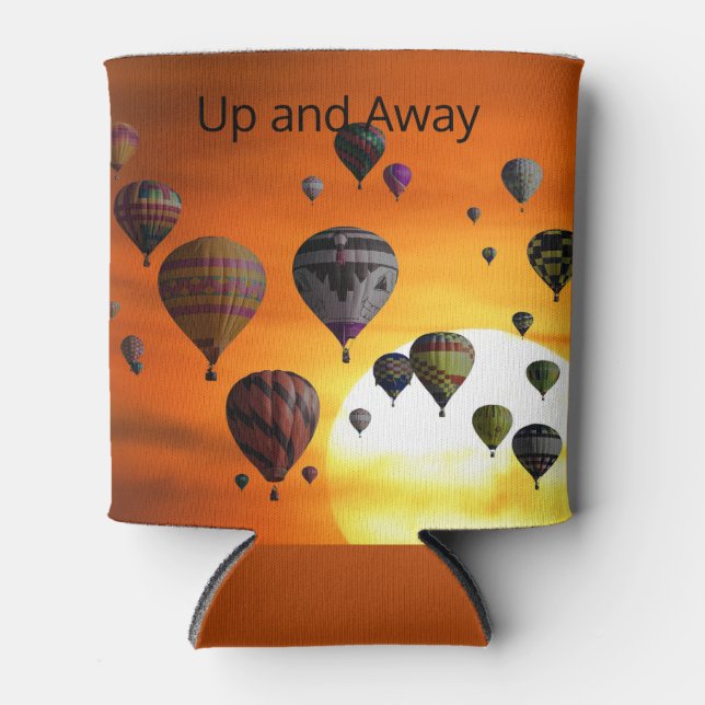 Hot Air Balloons in Flight Can Cooler (Front)