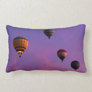 Hot Air Balloons in Flight Lumbar Pillow