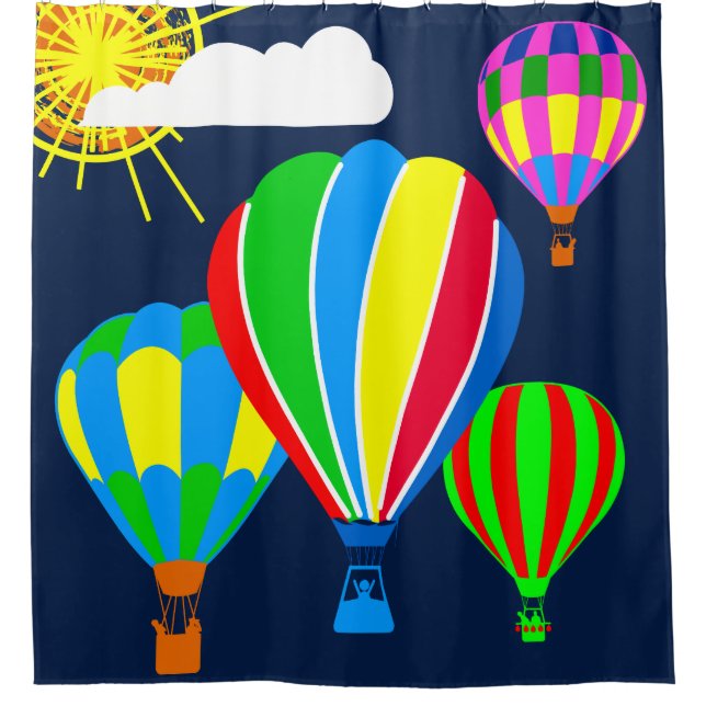 Hot Air Balloons in the sky funny (Front)