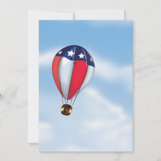 Hot Air Balloons Invitation