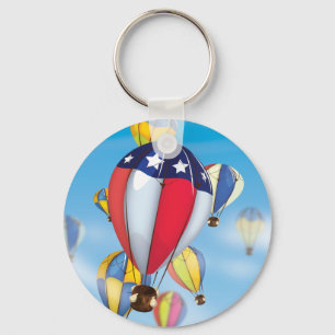 Hot Air Balloons Keychain