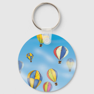 Hot Air Balloons Keychain