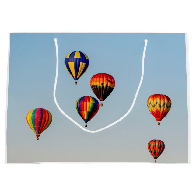 Hot Air Balloons Large Gift Bag (Front)