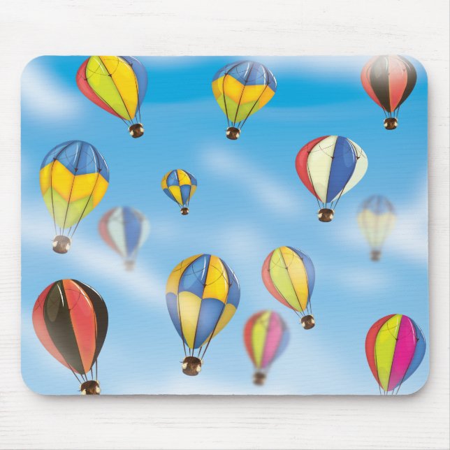 Hot Air Balloons Mouse Pad (Front)