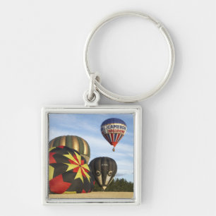 Hot Air Balloons near Wanaka, South Island, New Keychain