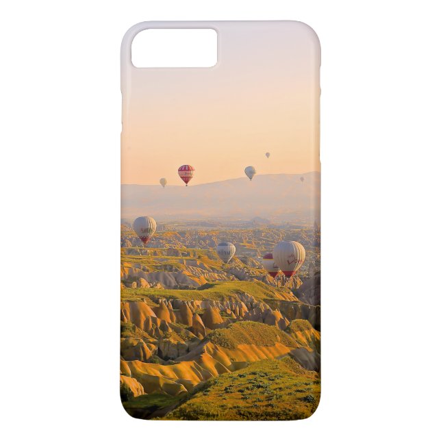 Hot Air Balloons Over a Beautiful Rugged Terrain Case-Mate iPhone Case (Back)