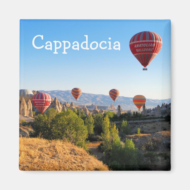 Hot air balloons over Cappadocia Magnet (Front)