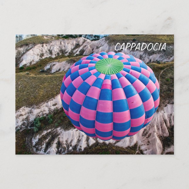 Hot air balloons over Cappadocia Postcard (Front)