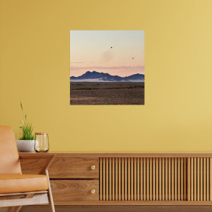 Hot Air Balloons Over Sossusvlei Poster