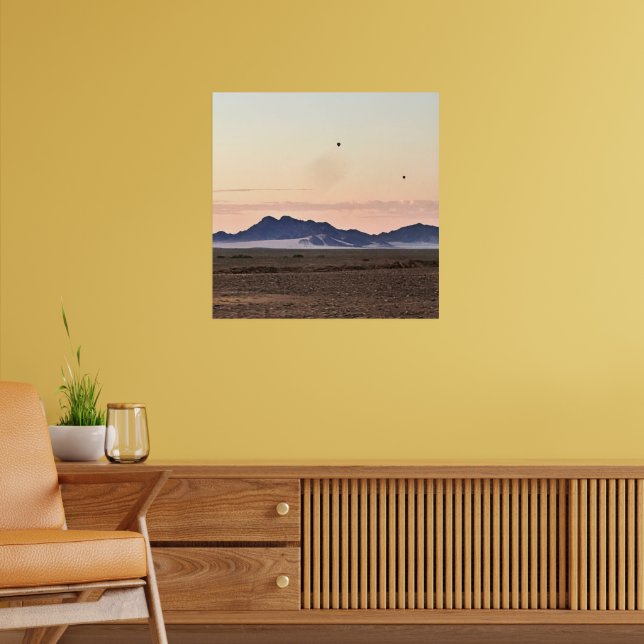 Hot Air Balloons Over Sossusvlei Poster (Living Room 2)