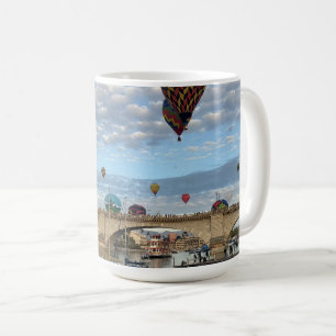Hot Air Balloons over the London Bridge 2026 Coffee Mug