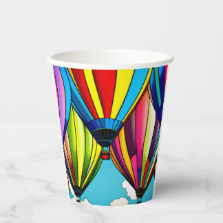 Hot Air Balloons Paper Cups