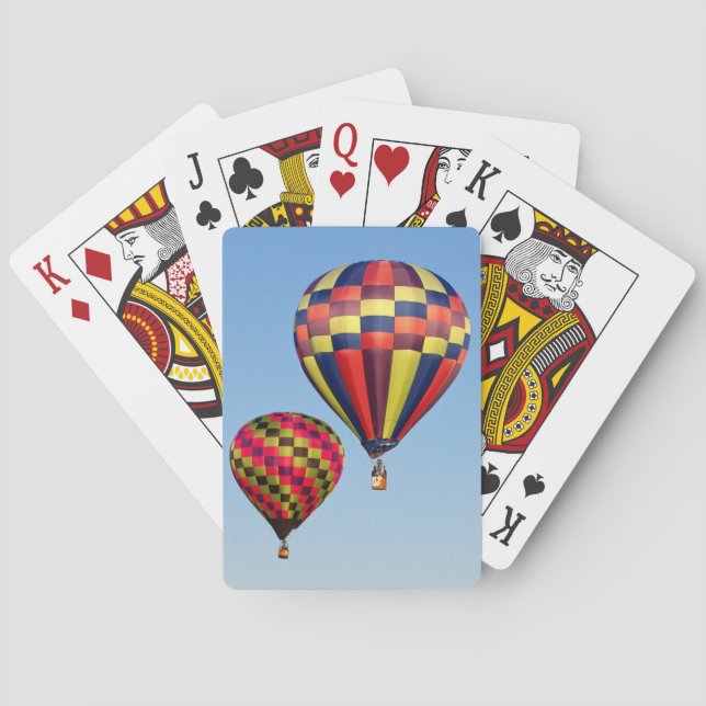 Hot Air Balloons Playing Cards (Back)