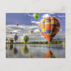 Hot Air Balloons postcard