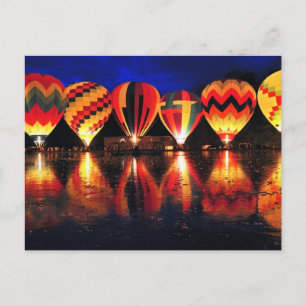 Hot Air Balloons Postcard