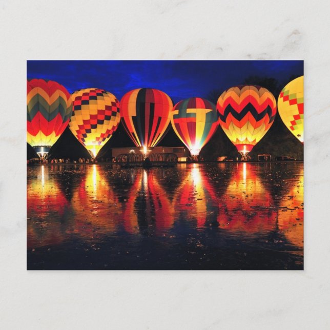 Hot Air Balloons Postcard (Front)