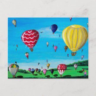Hot Air Balloons Postcard