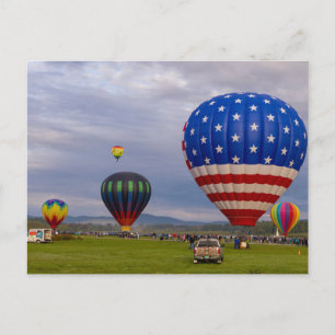Hot Air Balloons Postcard