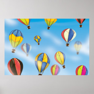 Hot Air Balloons Poster