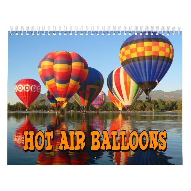 Hot Air Balloons Wall Calendar (Cover)