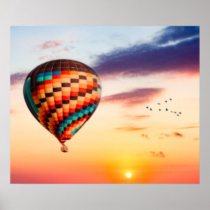 Hot Air Baloon Poster