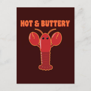 Hot and Buttery Lobster Postcard