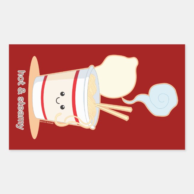 Hot and Steamy Sticker (Front)