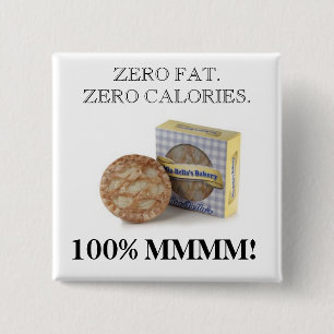 Hot Apple Pie 2 Inch Square Button