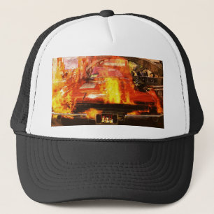 hot art classic car hat