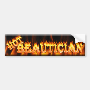 hot beautician bumper sticker