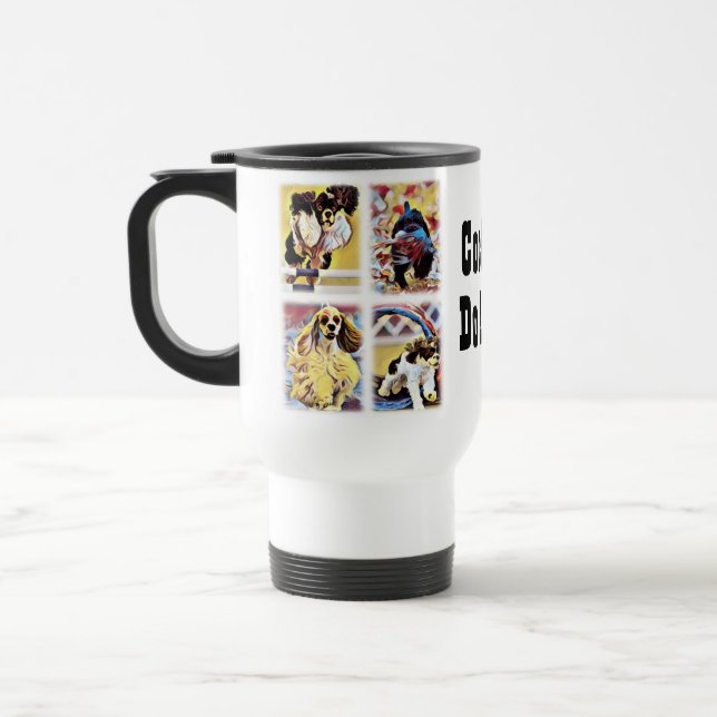 Hot Beverage Mug - 14 oz Double-walled stainless  (Left)