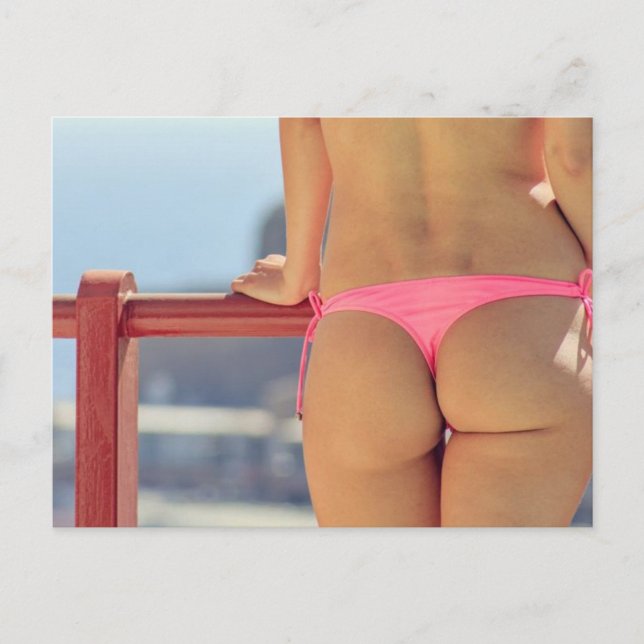 HOT ! Bikini Girl  photo postcard (Front)