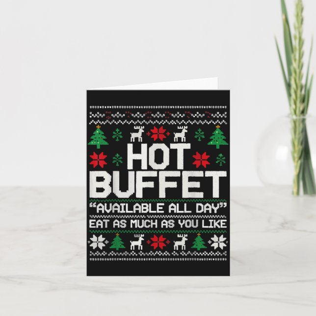 Hot Buffet Available All Day Eat As Much As You Li Card (Front)