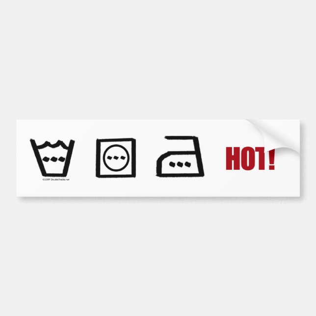 HOT! - bumper sticker (Front)