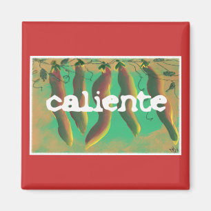 Hot Caliente Jalapeno Peppers Magnet