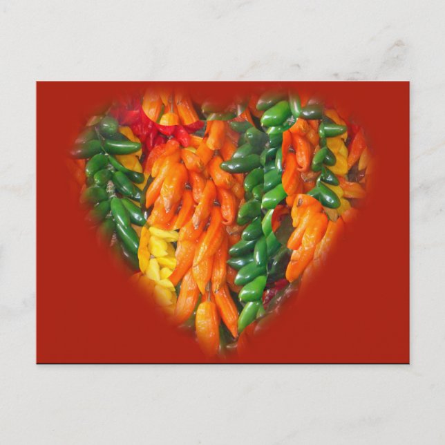 Hot Chile Peppers Postcard (Front)