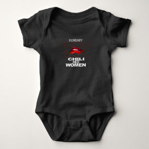 Hot Chili Pepper Christmas Design, Unisex Baby Bodysuit