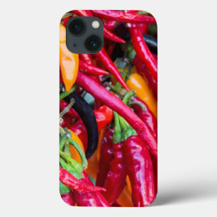 Hot Chili Peppers At Farmers Market In Madison iPhone 13 Case