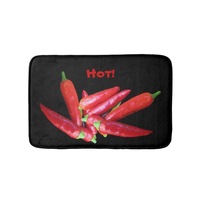 Hot Chili Peppers Bath Mats (Front)